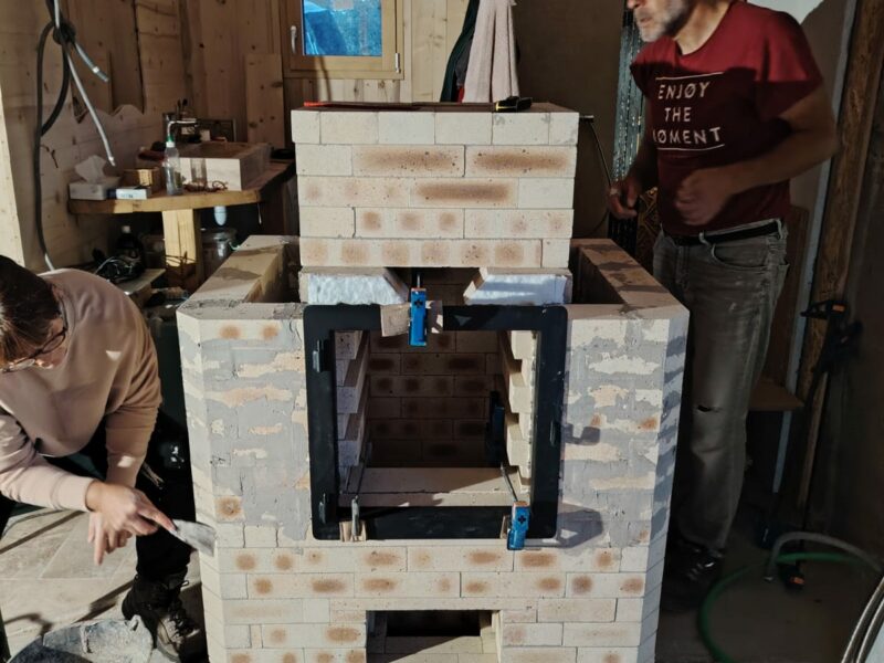 Poêle de Masse - Etape 3