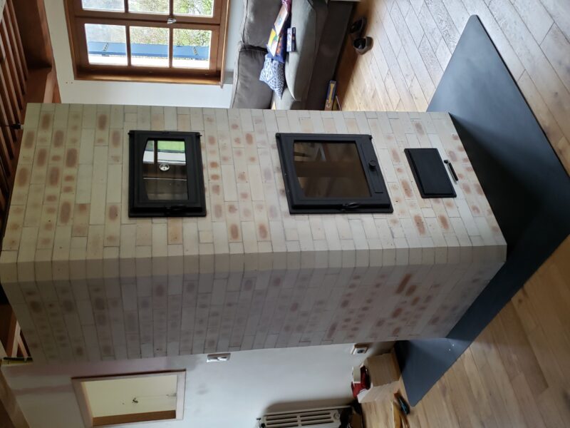 Poêle de masse L sur vide sanitaire - Etape 1