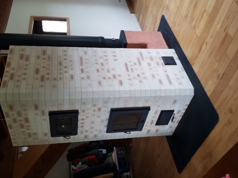 Poêle de masse L sur vide sanitaire - Etape 2